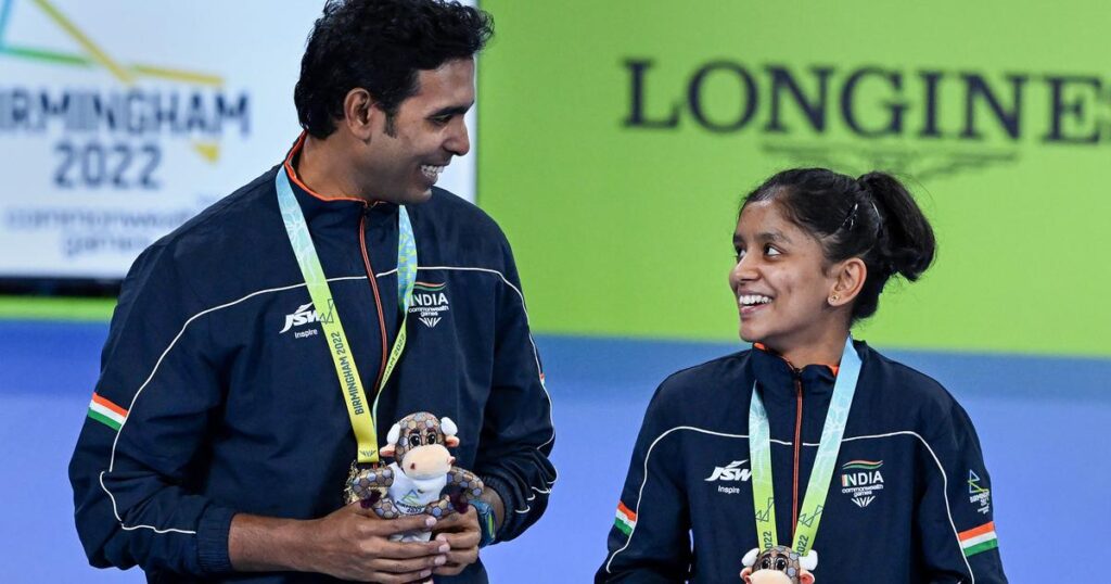 Sharath Kamal-Sreeja Akula (Table tennis)-- Gold